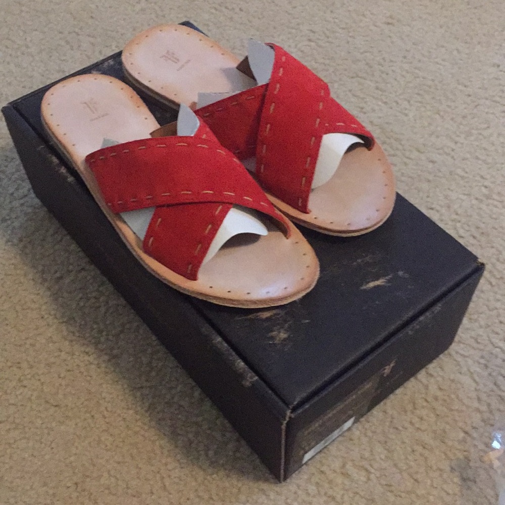 Frye sandals- (like new)